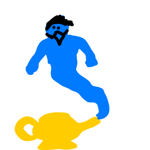 Genie drawing by MoDarsot