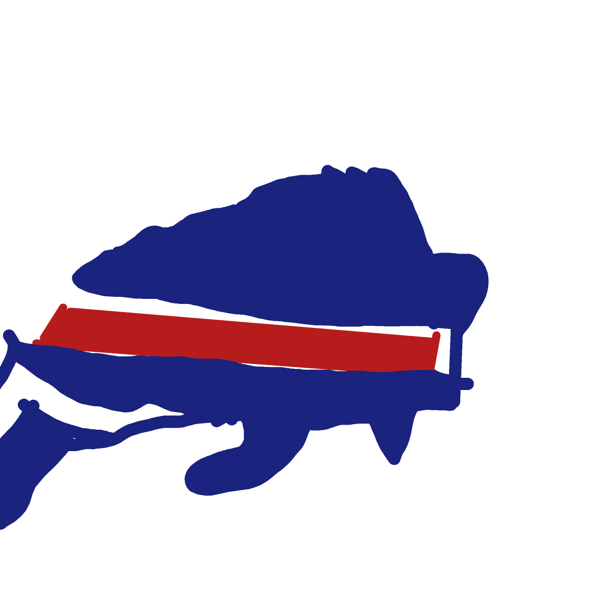 Buffalo drawing by Fih