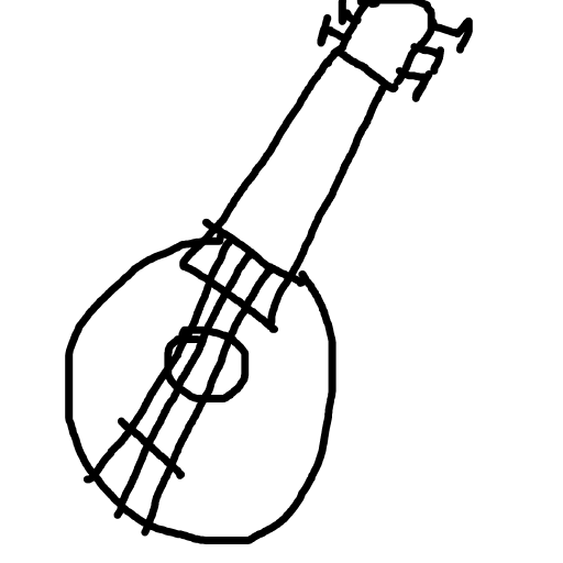 Mandolin drawing by mikestam195