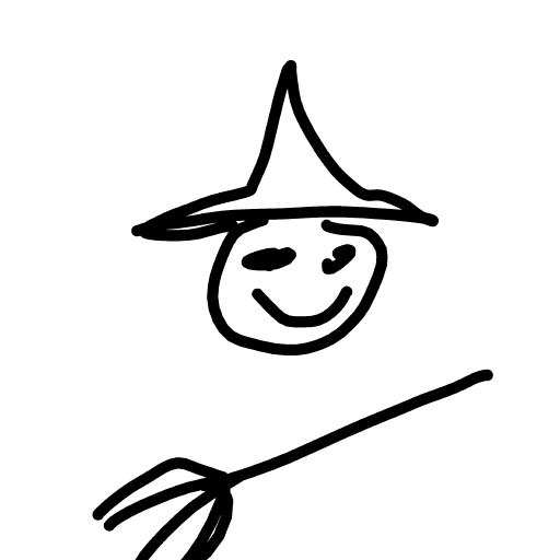 Witch drawing by Fejlkode