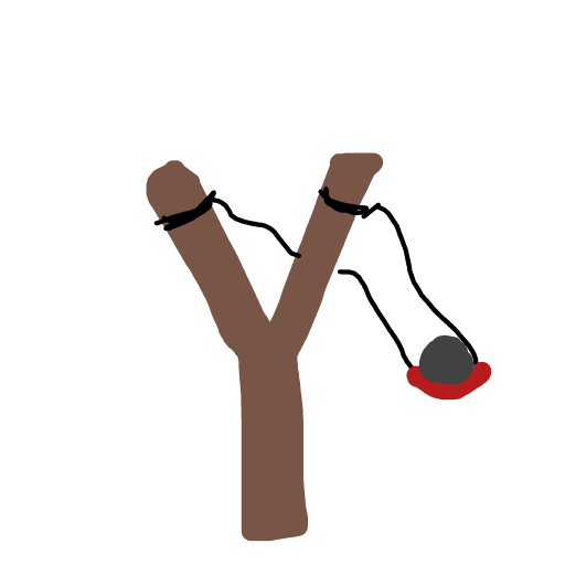 Slingshot drawing by hatben