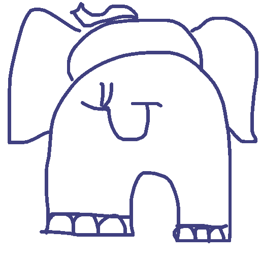 Dumbo drawing by grou