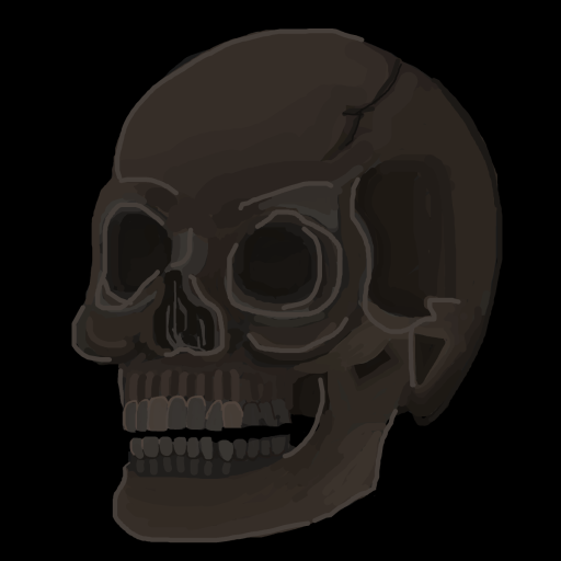 Skull drawing by firecracker