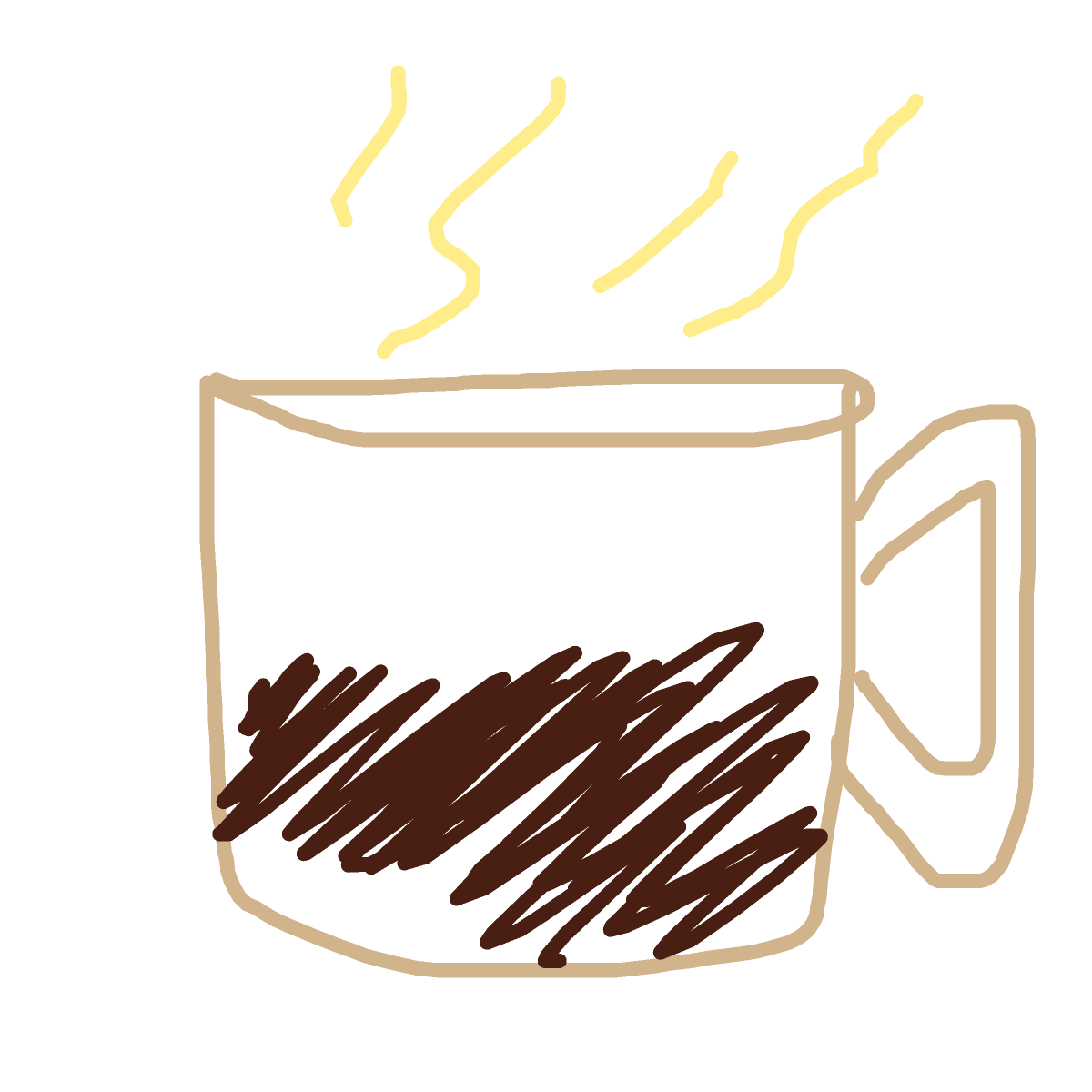 Coffee drawing by fine-pure-world