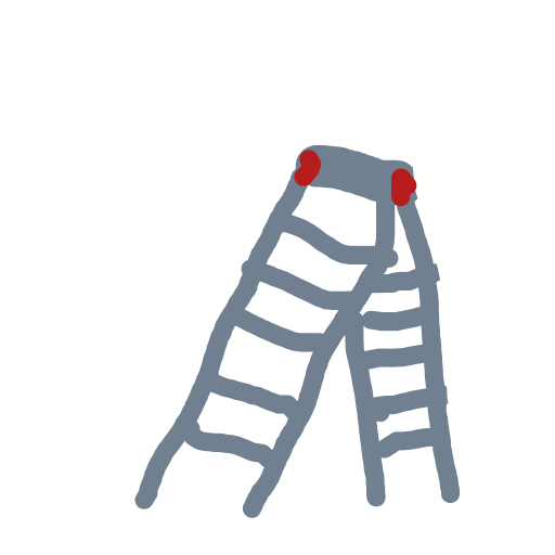 Ladder drawing by brush-star-site