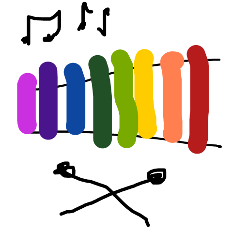 Xylophone drawing by rare-huge-ninja