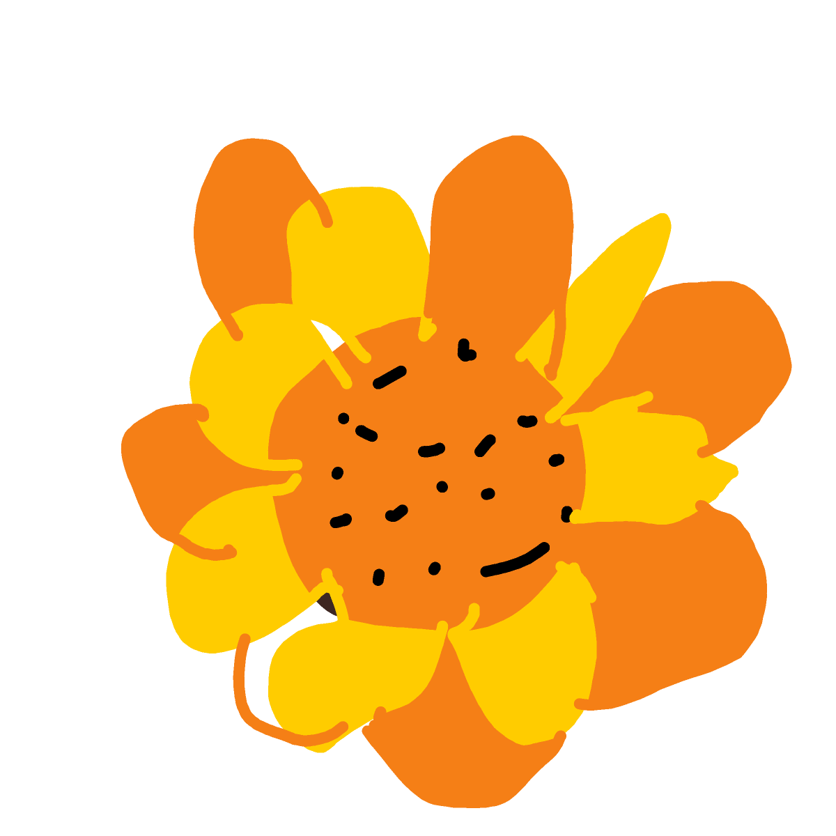 Sunflower drawing by sonic-amber-way