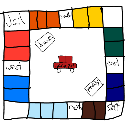 Monopoly drawing by KevinFaber
