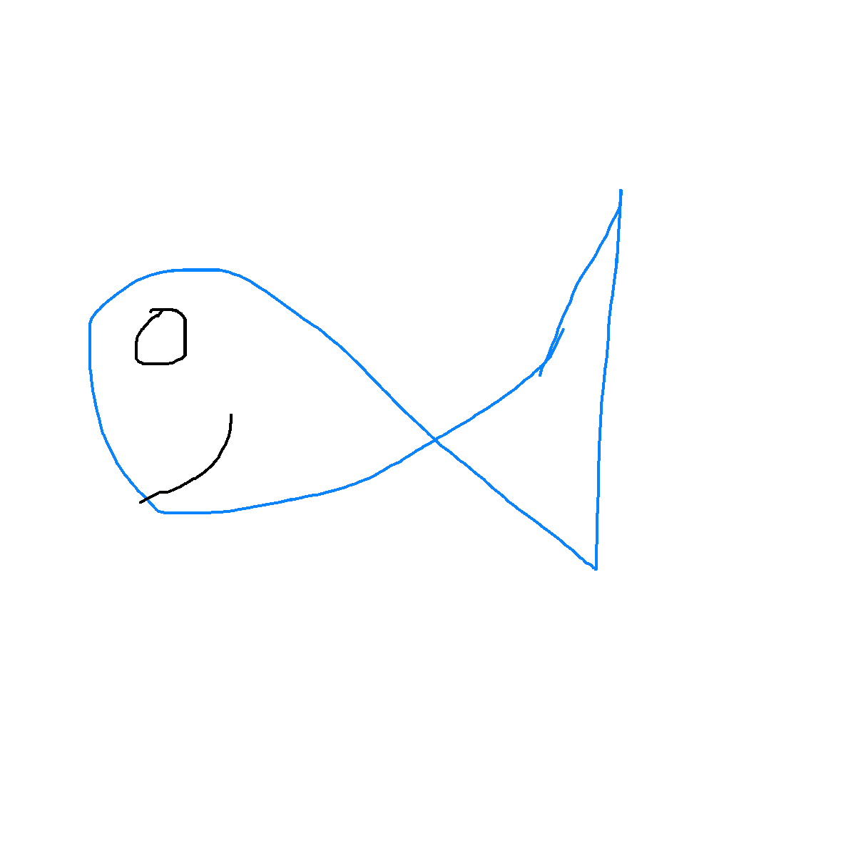 Fish drawing by mikestam195