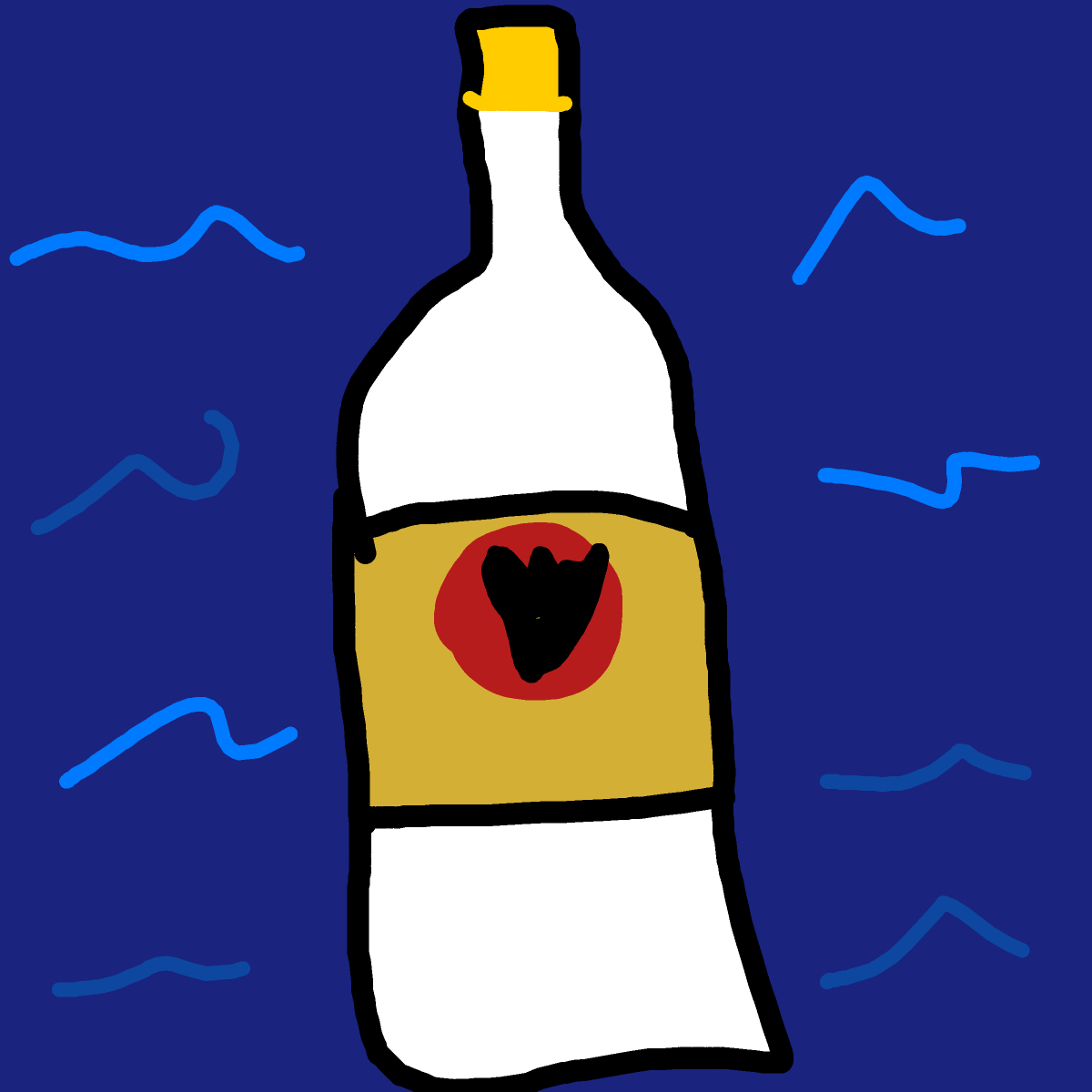 Bacardilemon drawing by Timmie