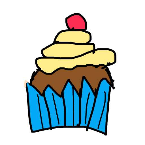 Cupcake drawing by jivemarlin