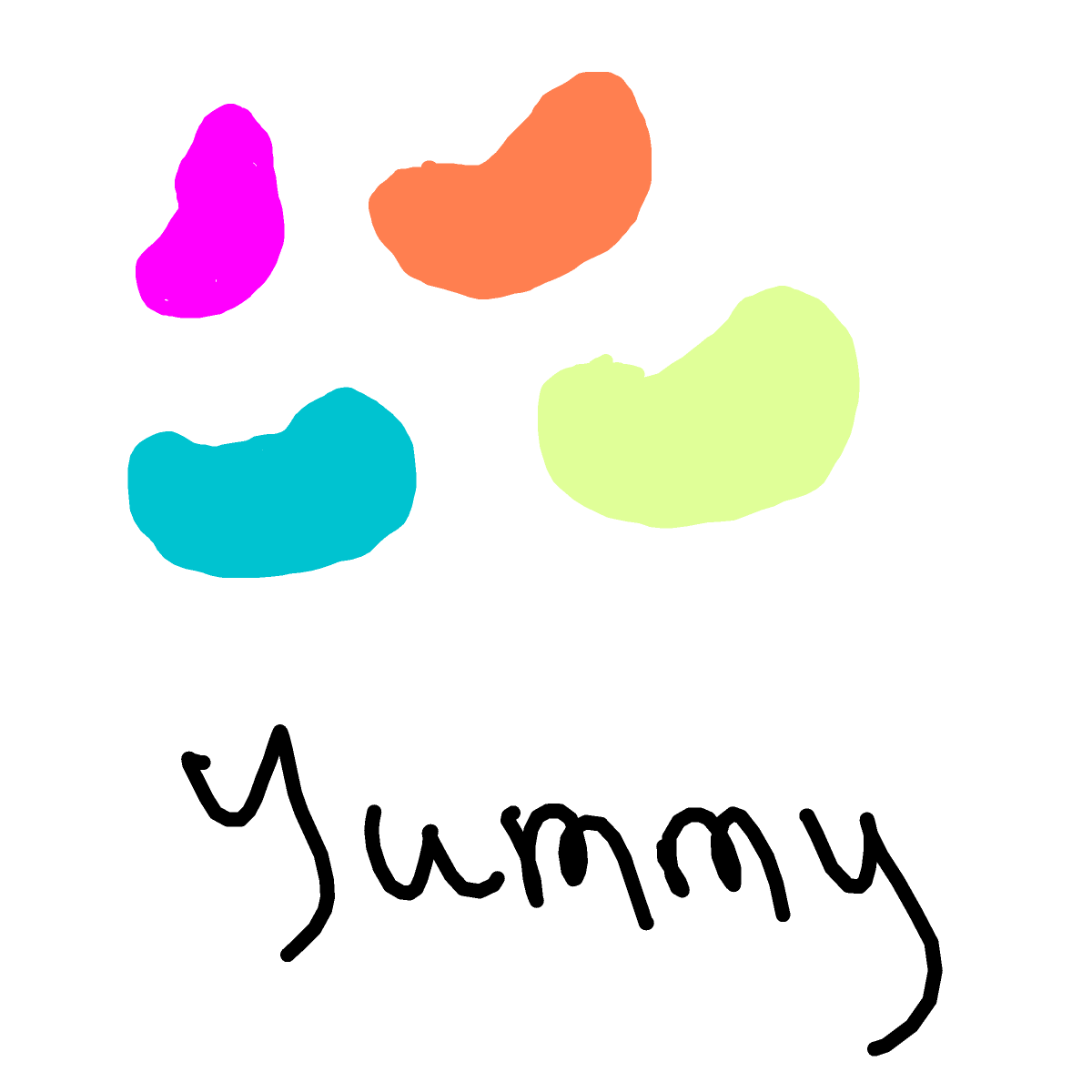 Jellybean drawing by lead-free-boss