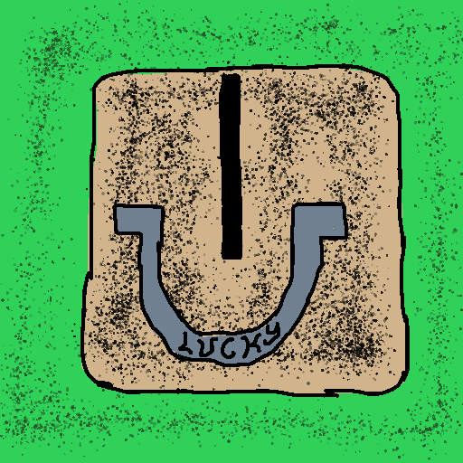 Horseshoe drawing by pancakes palette