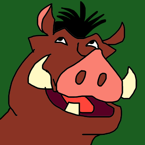Warthog drawing by mikl pickle