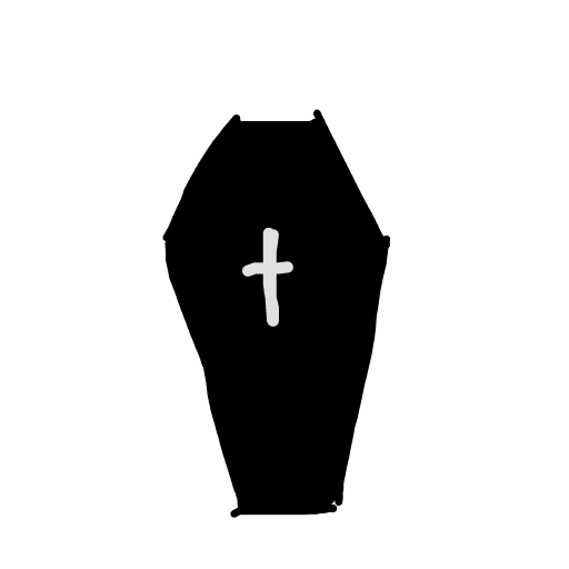 Coffin drawing by thegreatbeargod