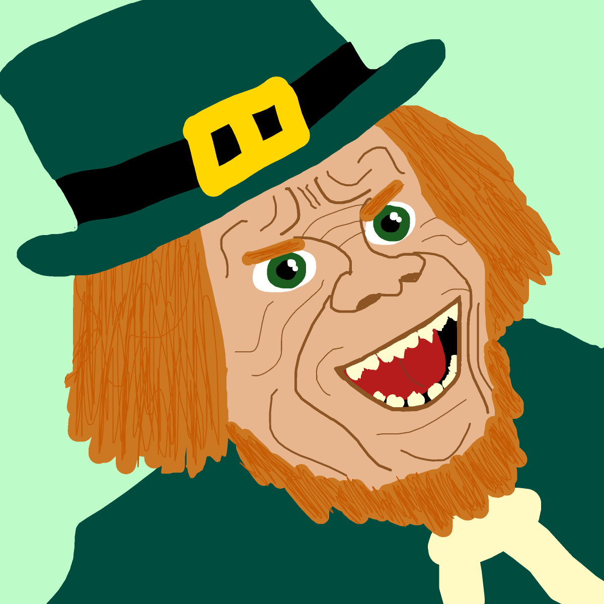 Leprechaun drawing by jashezilla