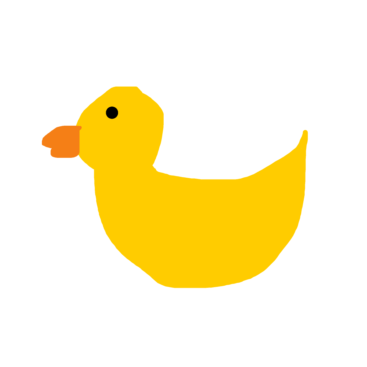 Duck drawing by cyan-bronze-net