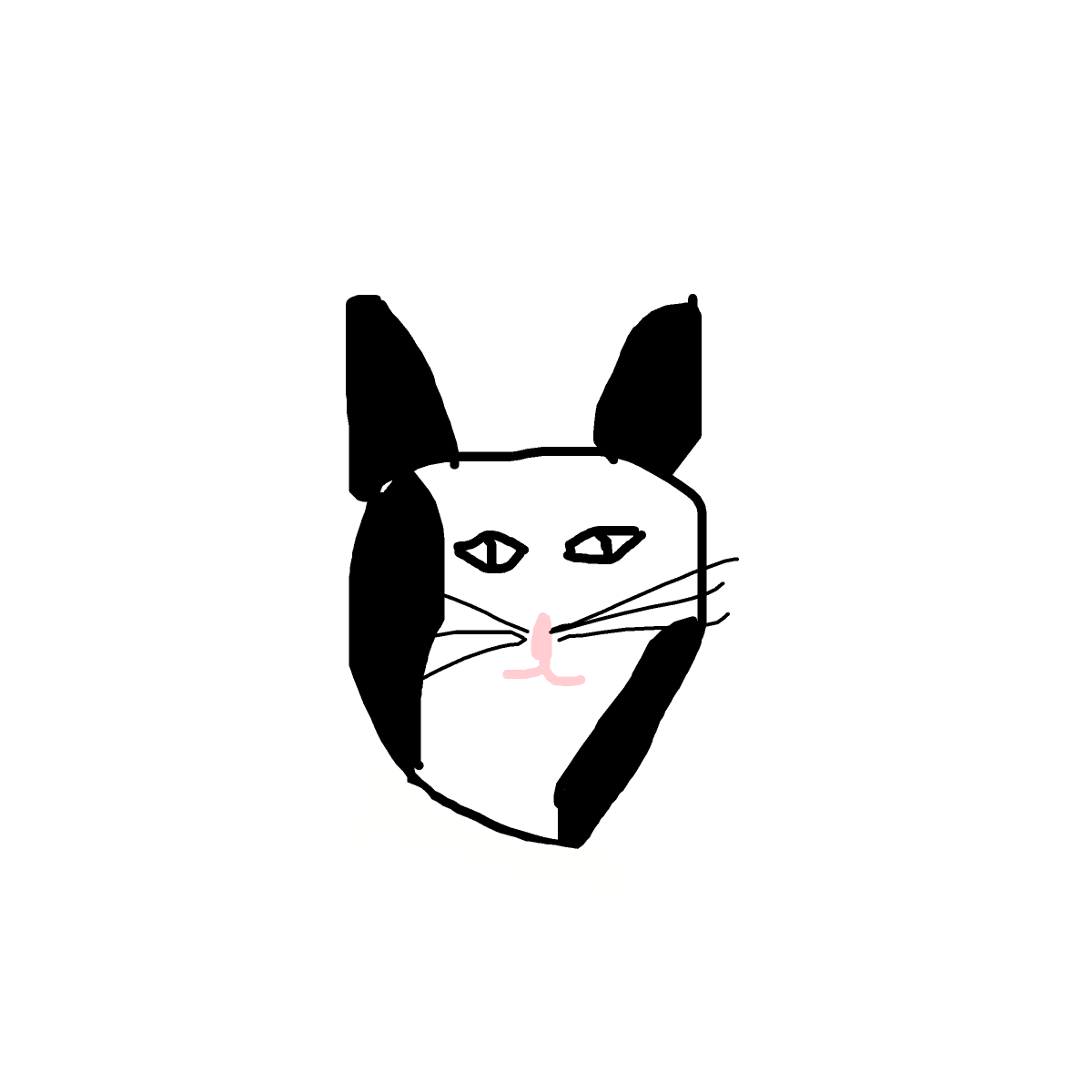 Kitten drawing by countnicula