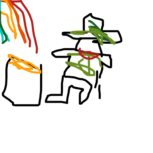 Leprechaun drawing by ivory-pink-ace