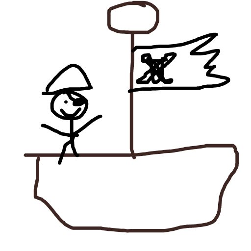 Pirate Ship drawing by berry-sonic-smith