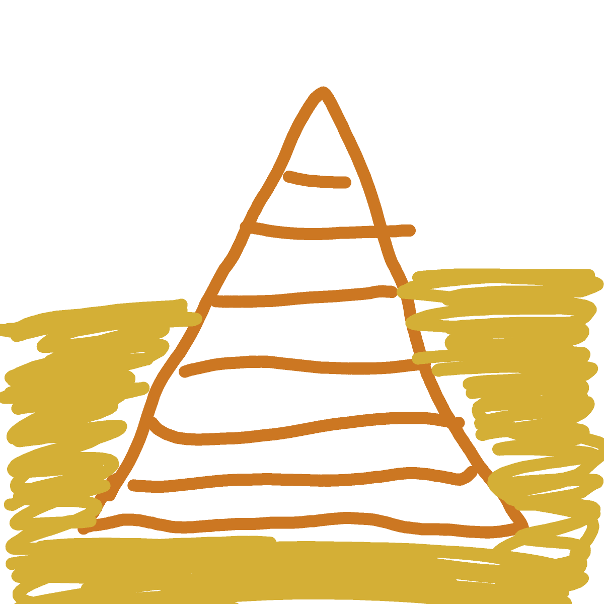 Pyramid drawing by sharp-coral-sage