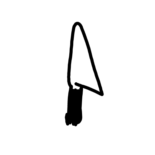 Knife drawing by BbJamminT