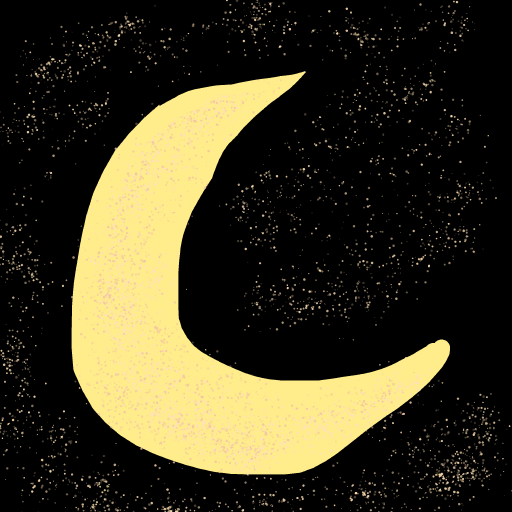 Moon drawing by spleenonlean