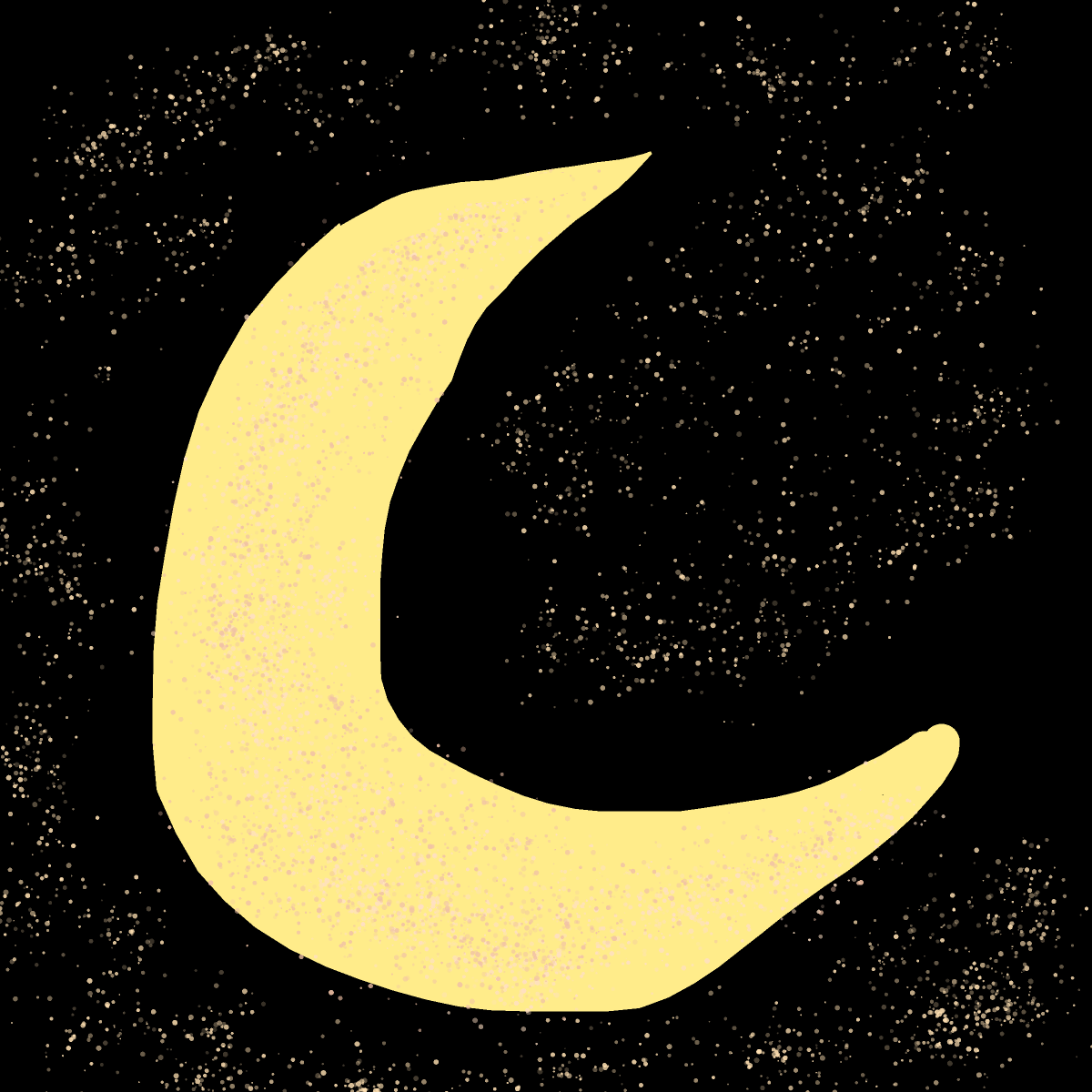 Moon drawing by spleenonlean