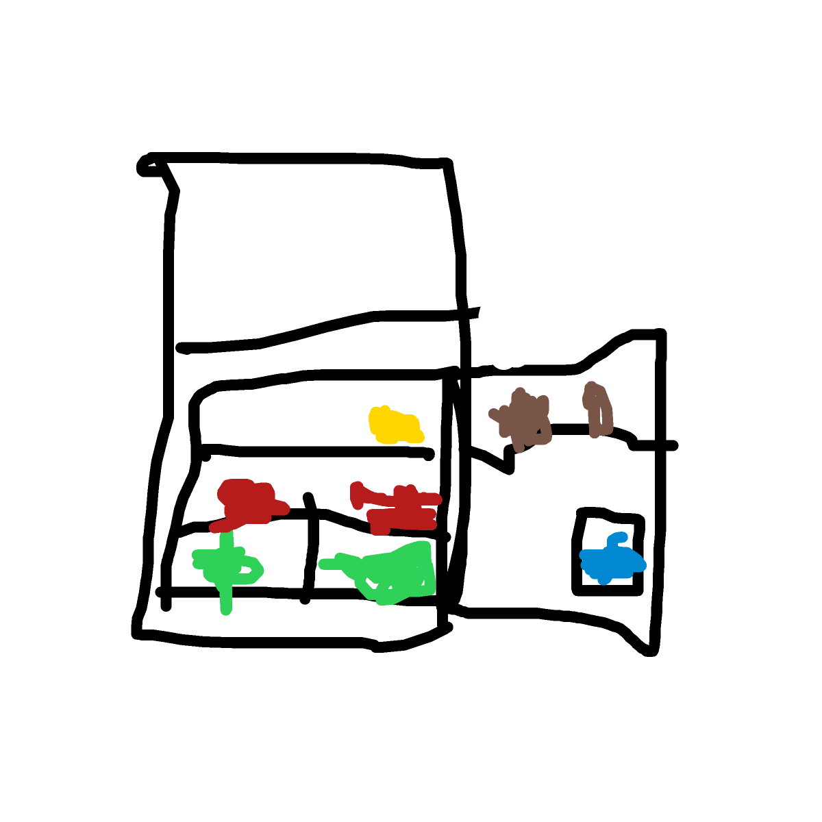 Fridge drawing by troy