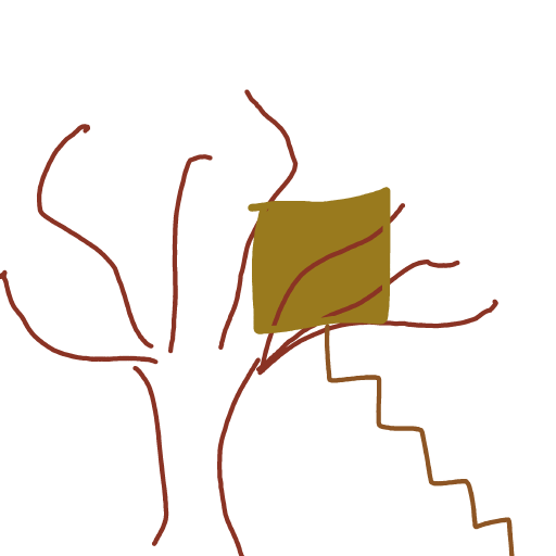 Tree Fort drawing by coal-mild-peace