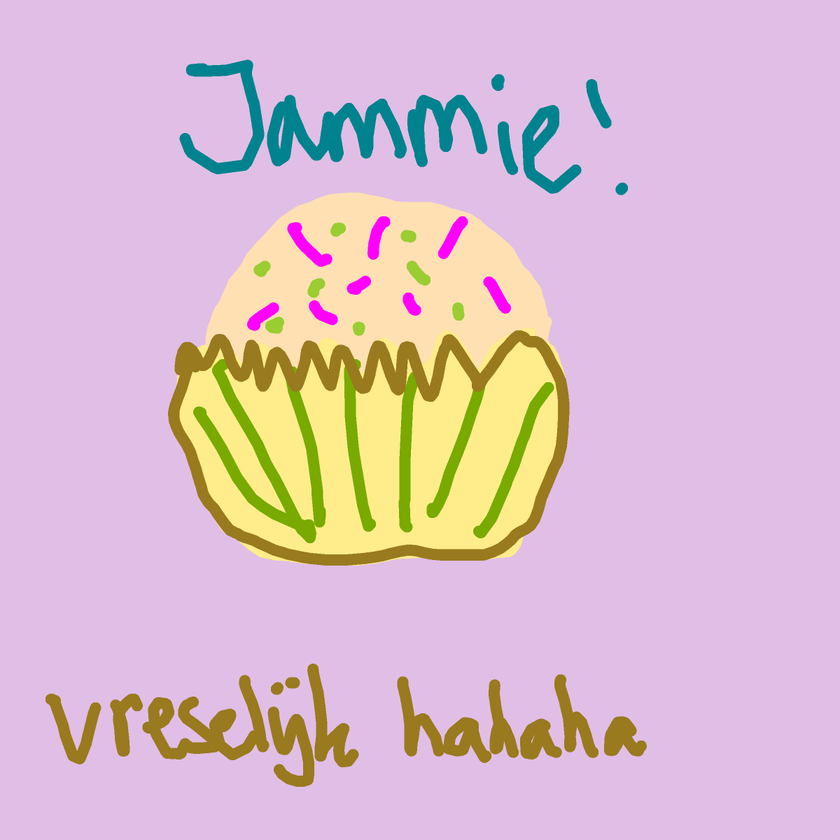 Cupcake drawing by tekentrutxxx