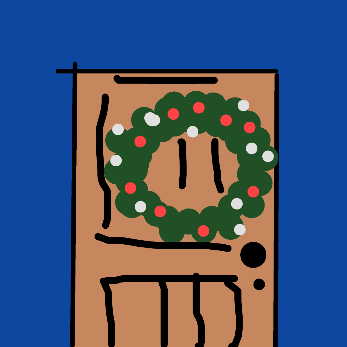 Wreath drawing by dark-clear-force