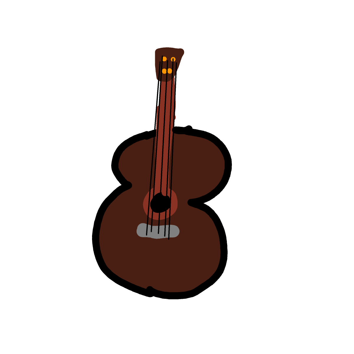 Guitar drawing by 1singular_sensation