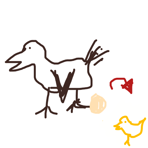 Chick drawing by babitheartist
