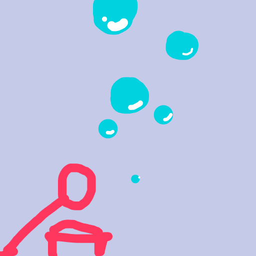 Bubbles drawing by nice-draw-designer