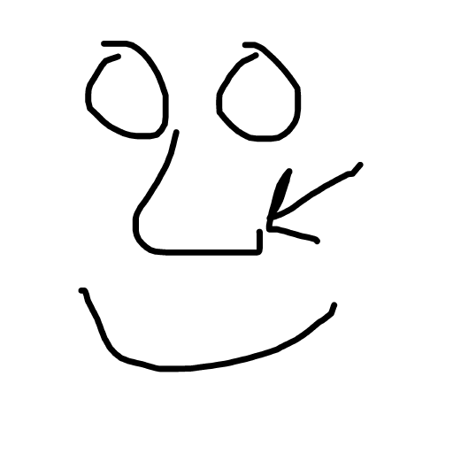 Nose drawing by pikapikachuu