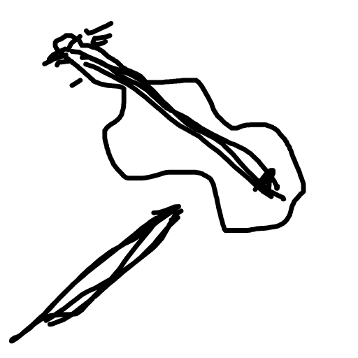 Fiddle drawing by icy-near-bard
