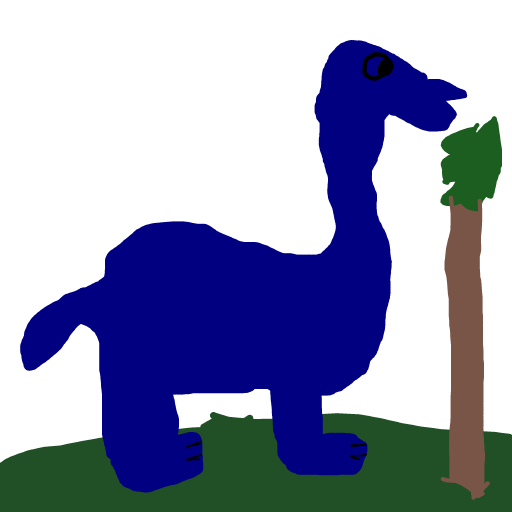 Brontosaurus drawing by last-dark-might