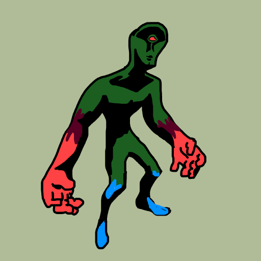 Martian drawing by knoxy