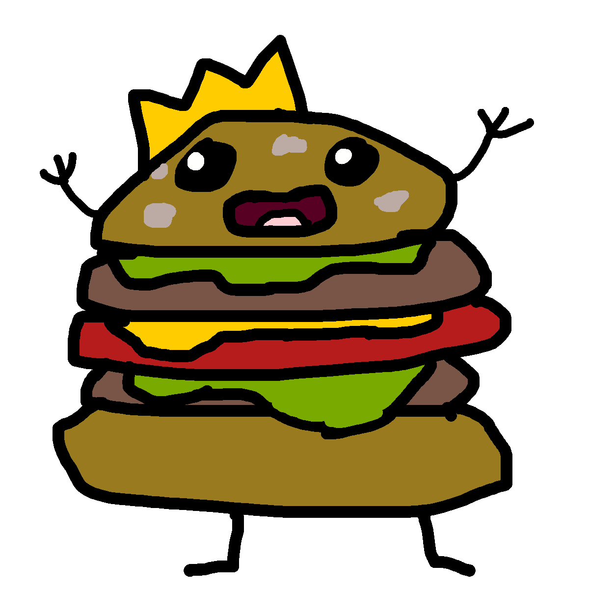 Hamburger drawing by kyle
