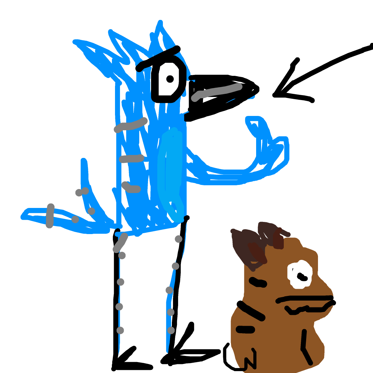 Mordecai drawing by parkalini