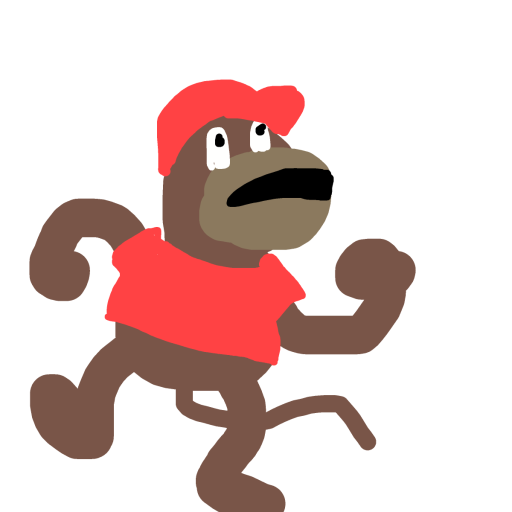 Diddy Kong drawing by knoxy