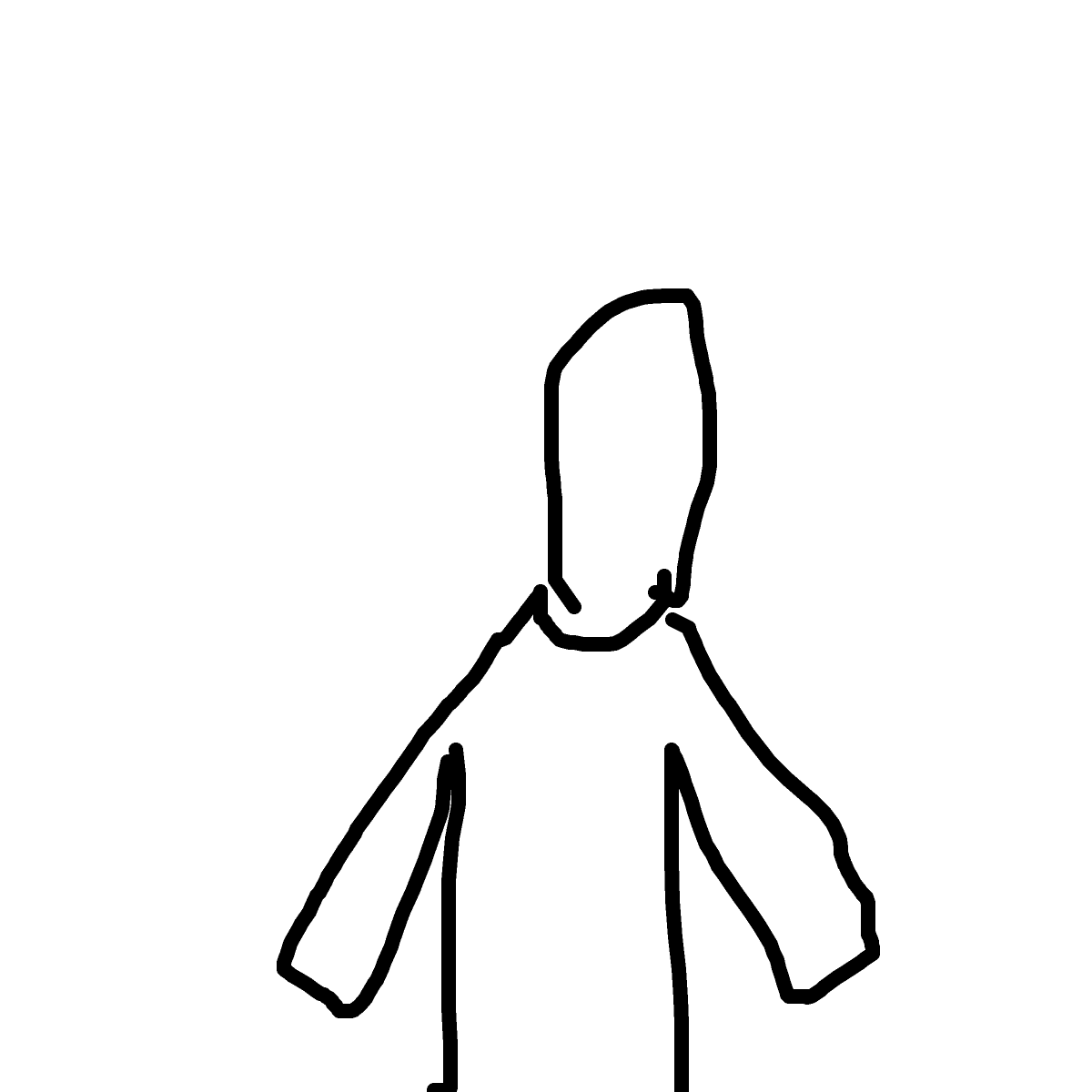 Hoodie drawing by bia