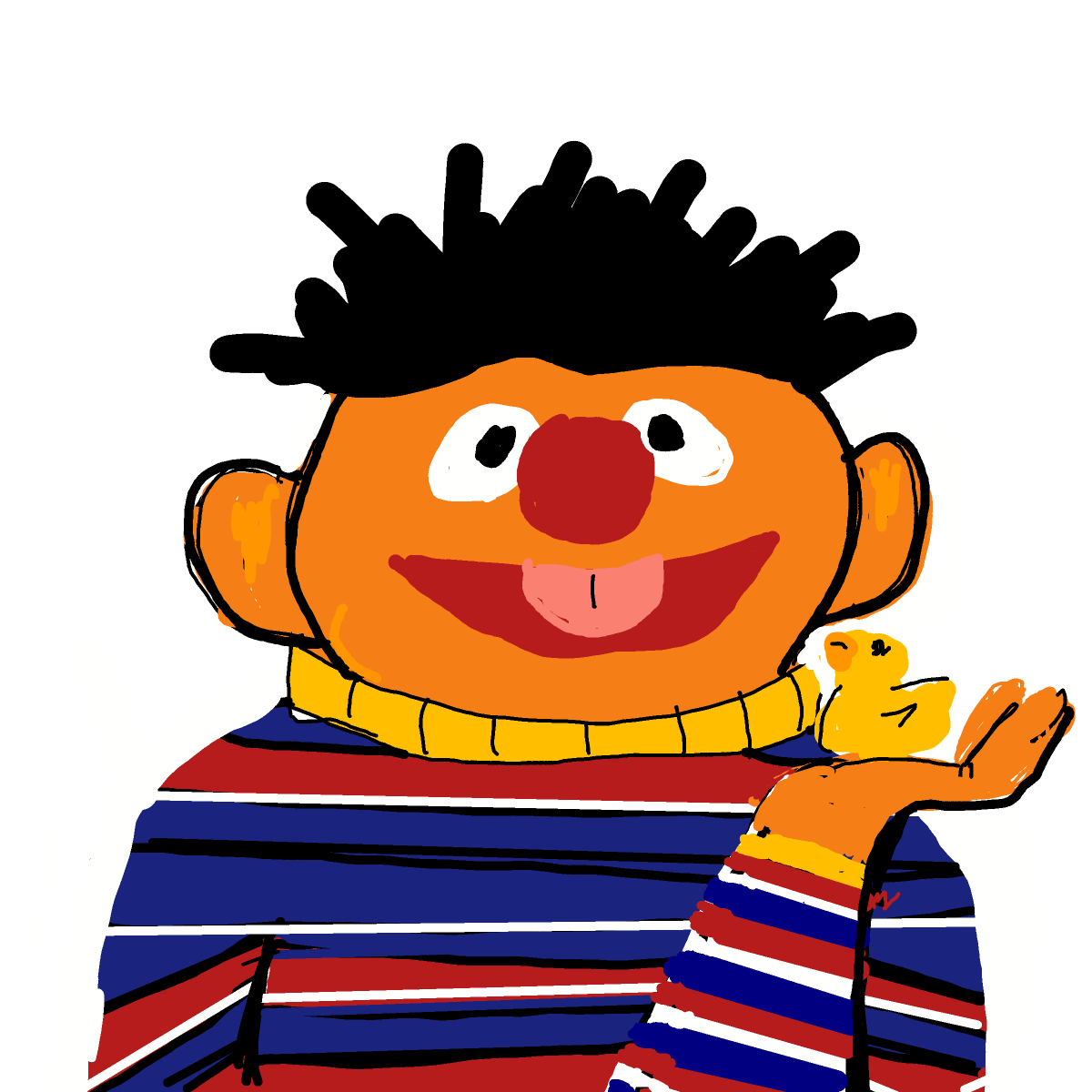 Ernie drawing by manders