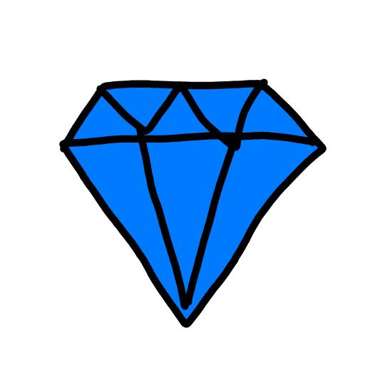 Diamond drawing by poptown34