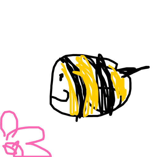 Bee drawing by gandalfthelightblack