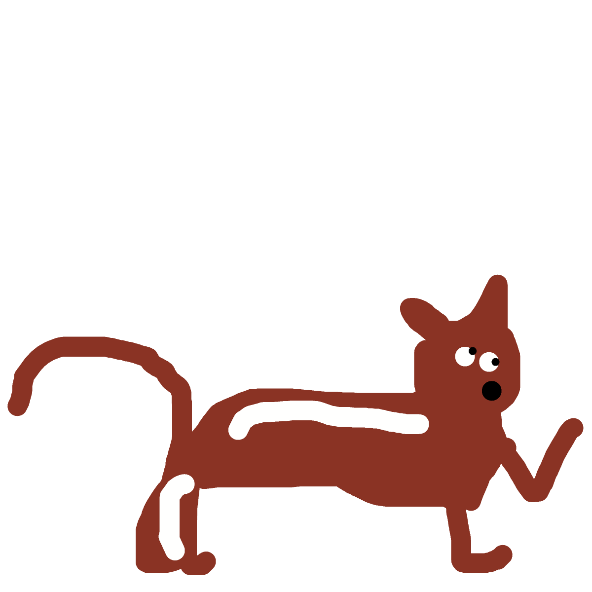 Weasel drawing by nice-draw-designer