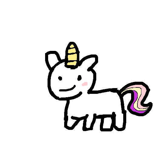 Unicorn drawing by kyle