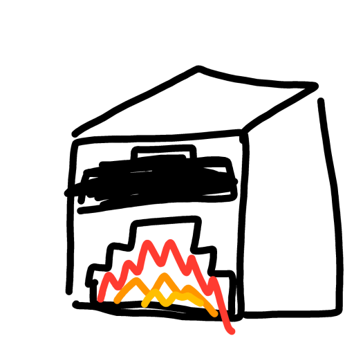 Furnace drawing by poptown34