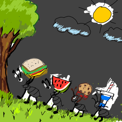 Picnic drawing by manders